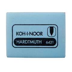 Ластик-клячка SOFT "KOH-I-NOOR" 6421 для графита и угля в полиэтиленовой упаковке, голубой