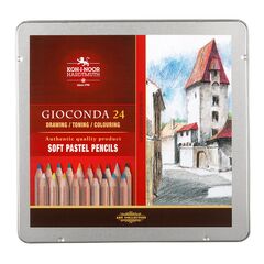 KOH-I-NOOR Набор пастельных карандашей Gioconda 8828 в металлической коробке, 24 цвета