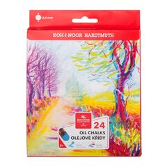 Набор масляной пастели Gioconda "KOH-I-NOOR" 8314 в картонной упаковке, L=60 мм, D=9 мм, 24 цвета
