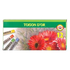 Набор пастели мягкой художественной Toison D'or "KOH-I-NOOR" 8512 круглая, в картонной коробке, 12 цветов