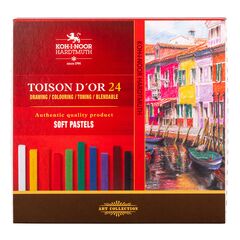 Набор пастели мягкой художественной Toison D'or "KOH-I-NOOR" 8584 прямоугольная, в картонной коробке, 24 цвета