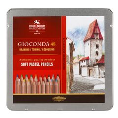 KOH-I-NOOR Набор пастельных карандашей Gioconda 8829 в металлической коробке, 48 цветов