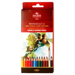 Набор акварельных цветных карандашей Mondeluz "KOH-I-NOOR" 3718 в картонной коробке, 24 цвета