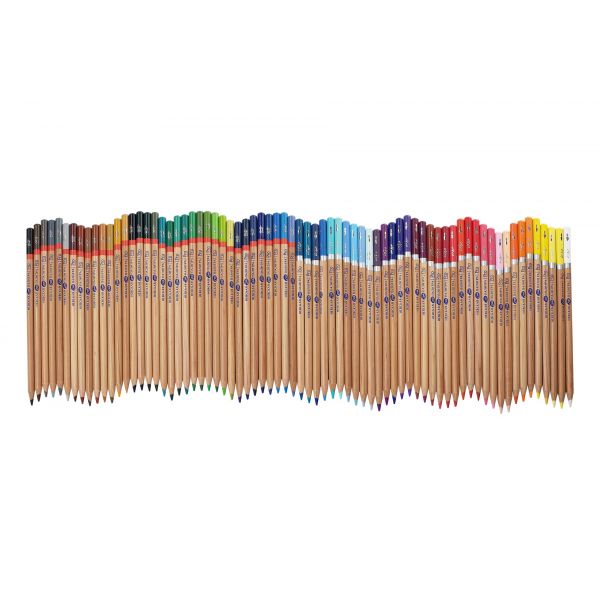 Набор профессиональных цветных карандашей "Мастер-Класс", 72 цвета, в жестяном пенале, 12