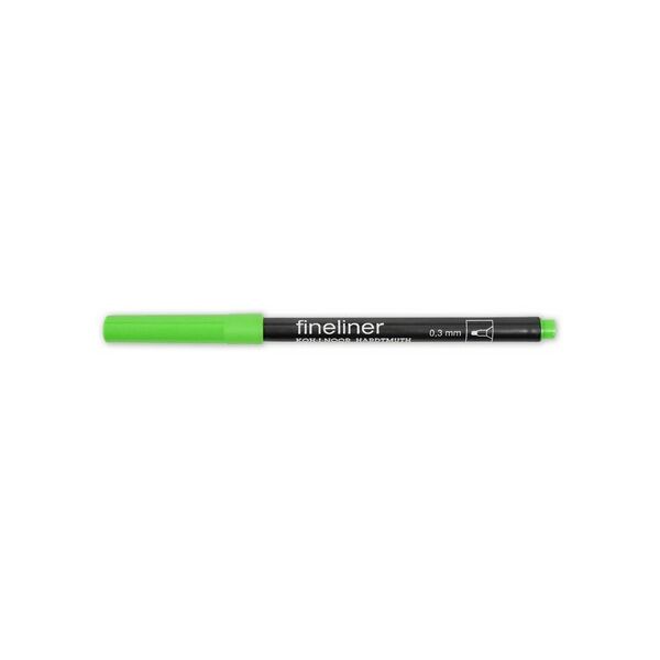 Линер FINELINER 7021, 0,3мм, зеленый светлый
