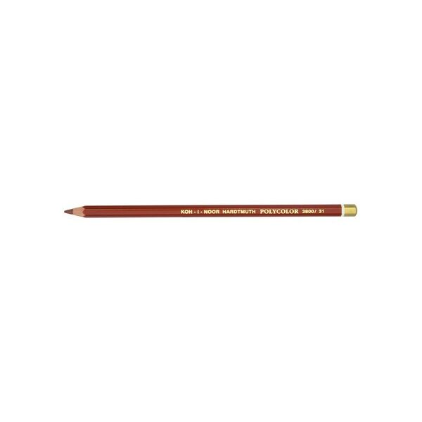 Карандаш цветной художественный POLYCOLOR 3800, коричневый светлый