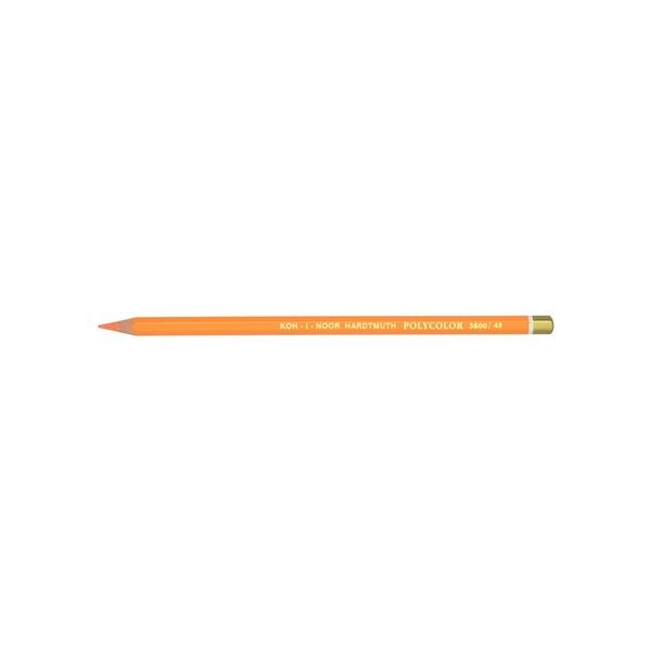 Карандаш цветной художественный POLYCOLOR 3800, оранжевый светлый