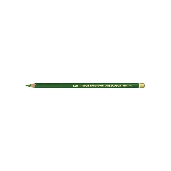 Карандаш цветной художественный POLYCOLOR 3800, зеленый желчный