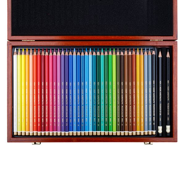 KOH-I-NOOR Набор карандашей художественных цветных высококачественных Polycolor 3895, в дереве, 36 цветов