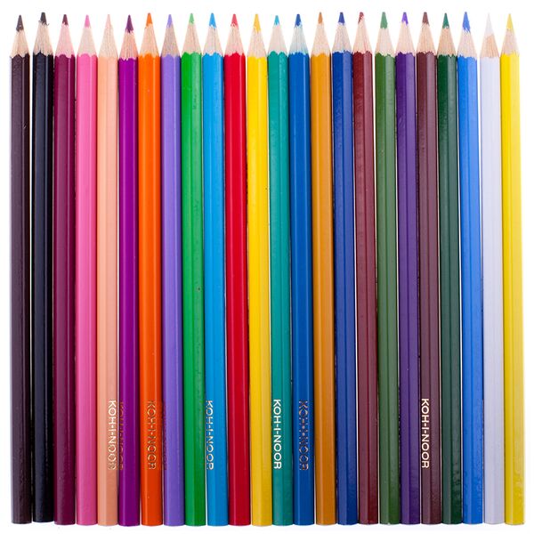 KOH-I-NOOR 3554 (24) Набор цветных карандашей "Животные", 24 цвета, картон, 2