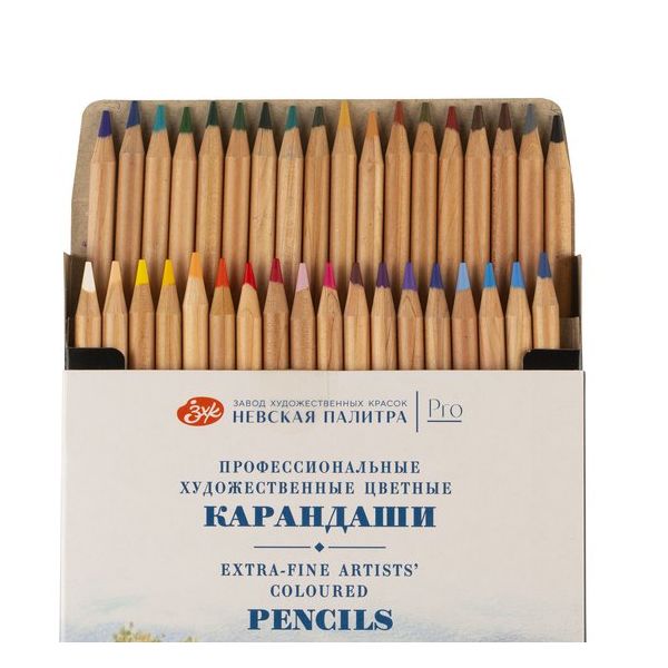 Набор профессиональных цветных карандашей "Мастер-Класс", 36 цветов, в картонной коробке, 6