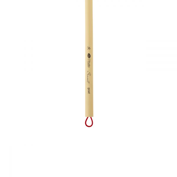 Кисть из козы "Сонет", трубчатый флейц, все размеры, Толщина: №36 (36 мм), 4